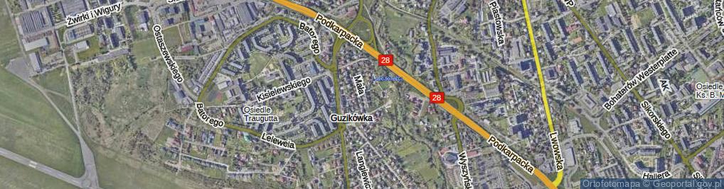 Zdjęcie satelitarne Mała ul.