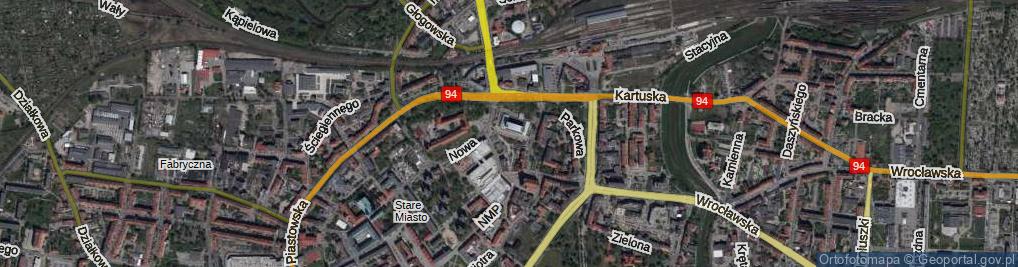 Zdjęcie satelitarne Mariacka ul.