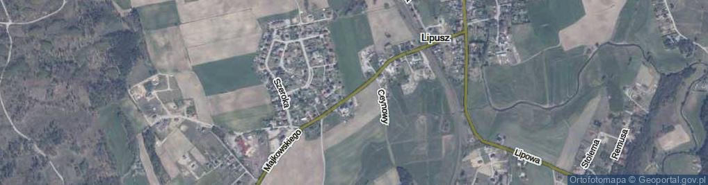 Zdjęcie satelitarne Majkowskiego Aleksandra, dr. ul.