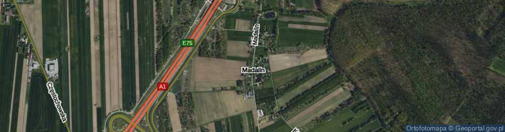 Zdjęcie satelitarne Madalin ul.