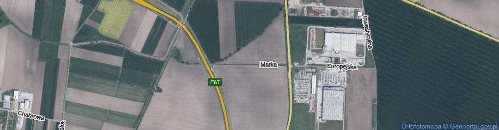 Zdjęcie satelitarne Marka Aureliusza ul.