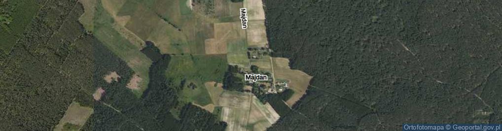 Zdjęcie satelitarne Majdan ul.