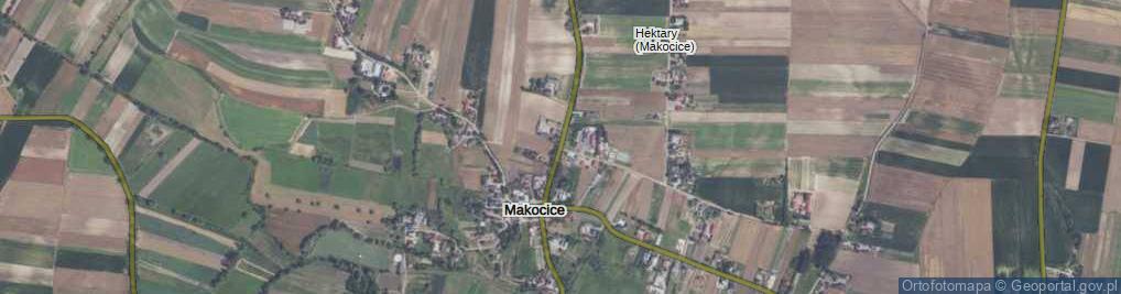 Zdjęcie satelitarne Makocice ul.