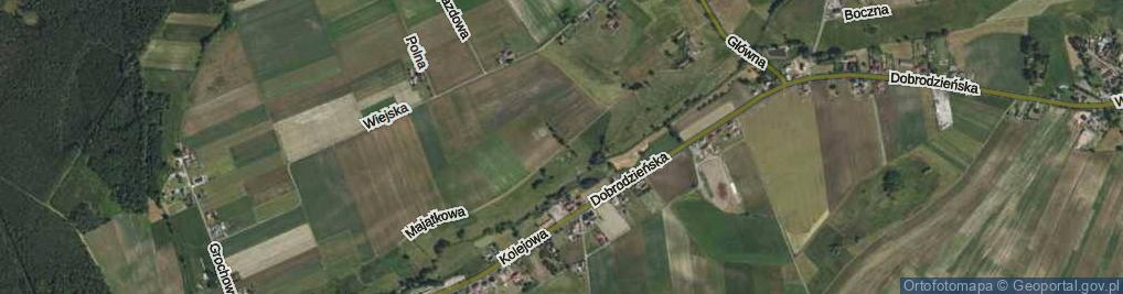 Zdjęcie satelitarne Majątkowa ul.