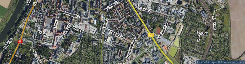 Zdjęcie satelitarne Matejki Jana ul.