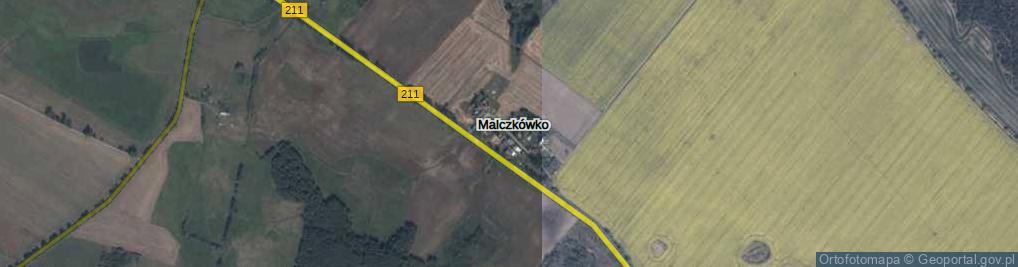 Zdjęcie satelitarne Malczkówko ul.