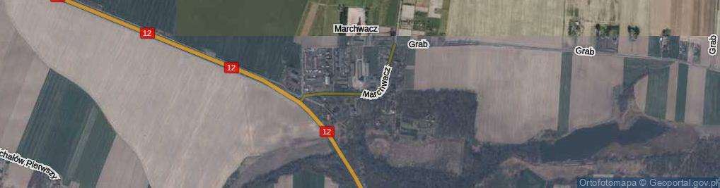 Zdjęcie satelitarne Marchwacz ul.