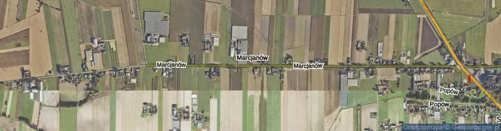 Zdjęcie satelitarne Marcjanów ul.