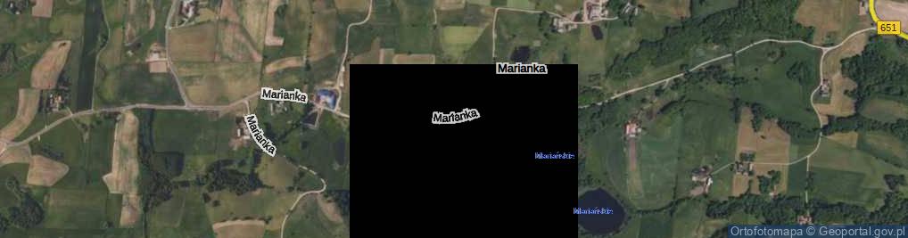 Zdjęcie satelitarne Marianka ul.