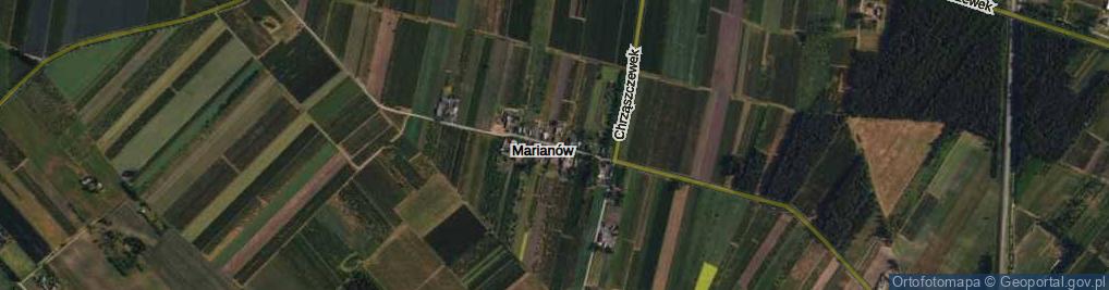 Zdjęcie satelitarne Marianów ul.