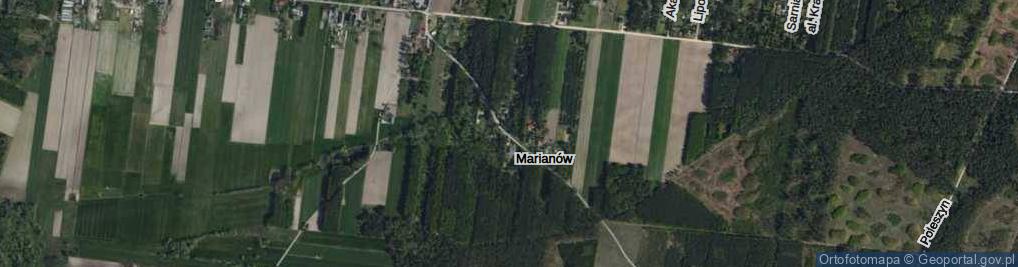 Zdjęcie satelitarne Marianów ul.