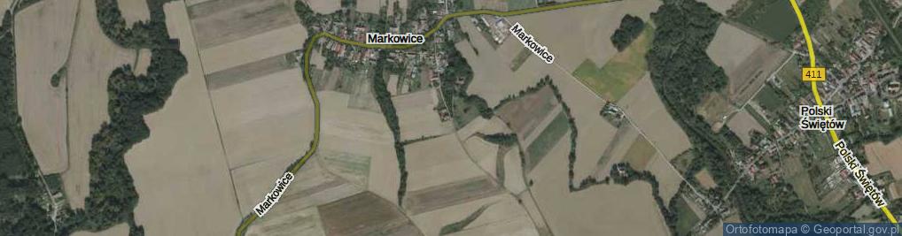 Zdjęcie satelitarne Markowice ul.