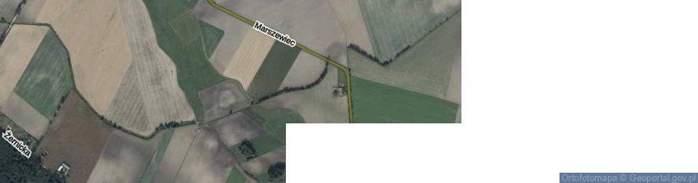 Zdjęcie satelitarne Marszewiec ul.