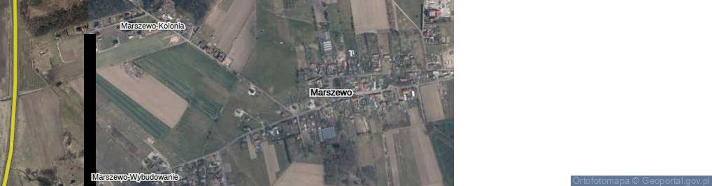 Zdjęcie satelitarne Marszewo ul.