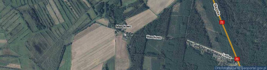 Zdjęcie satelitarne Maszkowo ul.