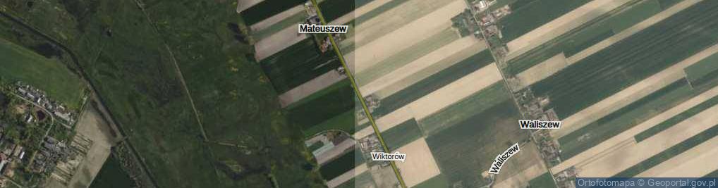 Zdjęcie satelitarne Mateuszew ul.