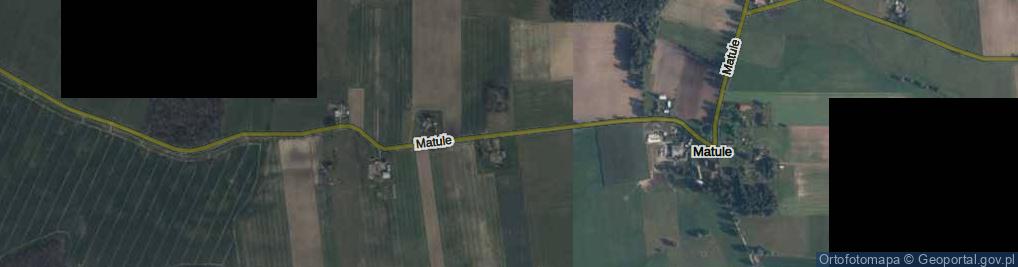 Zdjęcie satelitarne Matule ul.