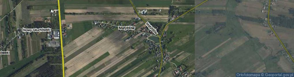 Zdjęcie satelitarne Matyldów ul.