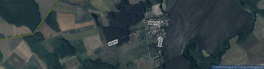 Zdjęcie satelitarne Matyty ul.