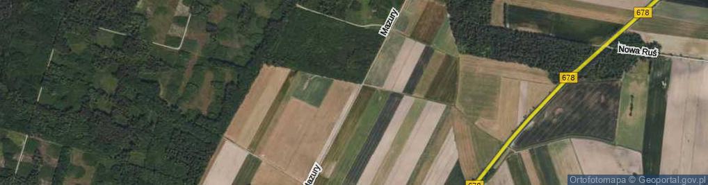 Zdjęcie satelitarne Mazury ul.