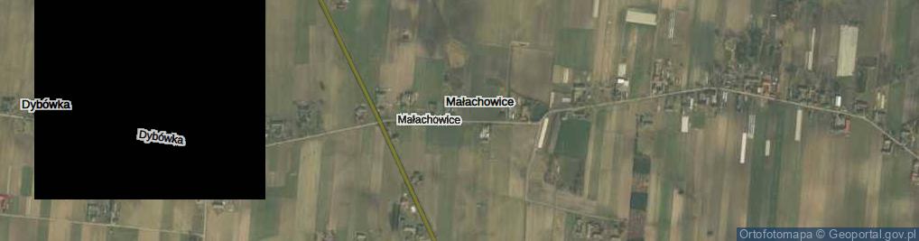 Zdjęcie satelitarne Małachowice ul.
