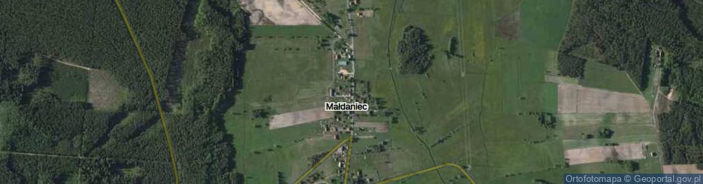 Zdjęcie satelitarne Małdaniec ul.