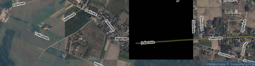 Zdjęcie satelitarne Małkowo ul.