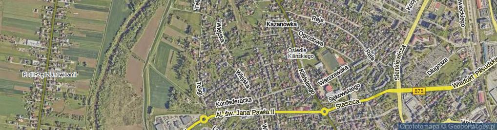 Zdjęcie satelitarne Matejki Jana ul.