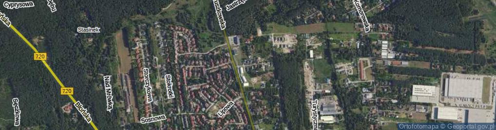 Zdjęcie satelitarne Malwy ul.