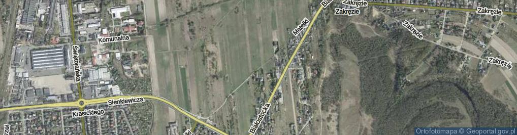 Zdjęcie satelitarne Matejki Jana ul.