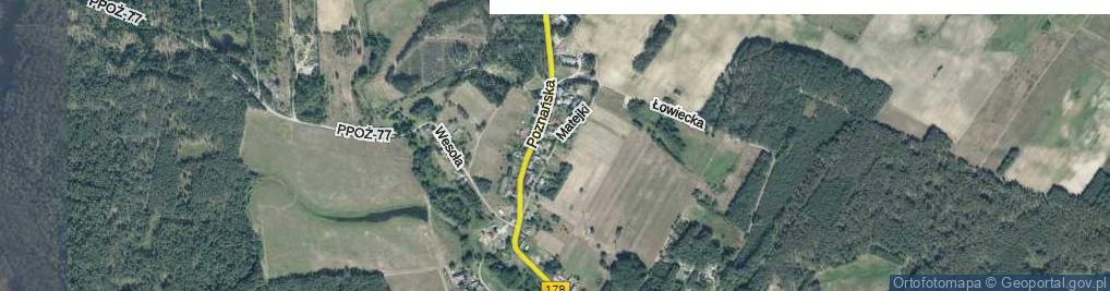 Zdjęcie satelitarne Matejki Jana ul.