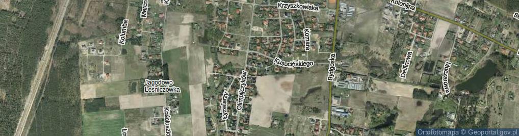 Zdjęcie satelitarne Malinowskiego Bronisława ul.