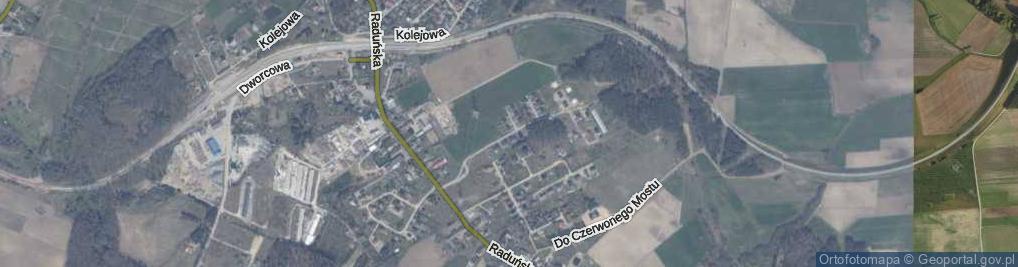 Zdjęcie satelitarne Magnoliowa ul.