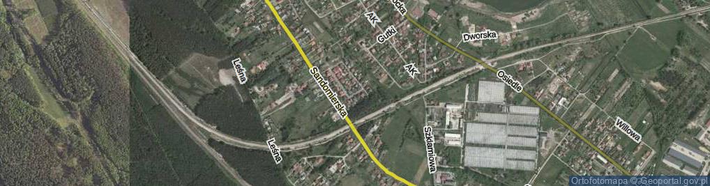 Zdjęcie satelitarne Matejki Jana ul.