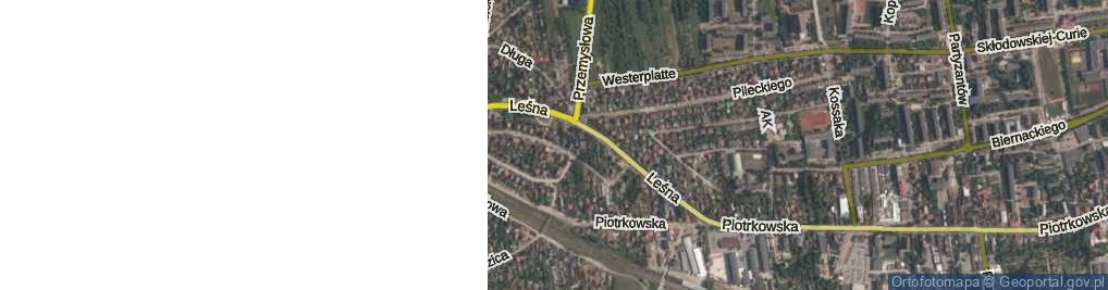 Zdjęcie satelitarne Małachowskiego Stanisława ul.