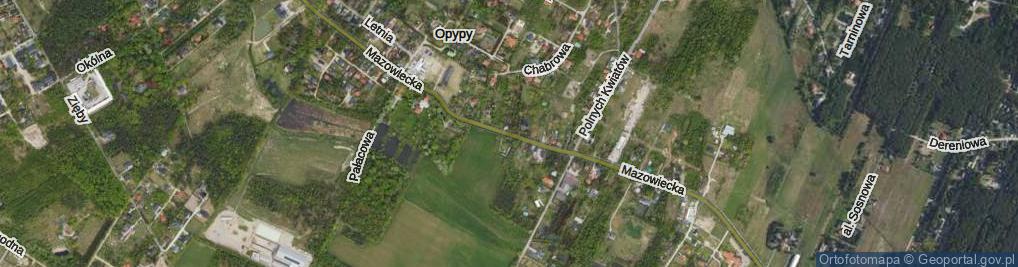 Zdjęcie satelitarne Mazowiecka ul.
