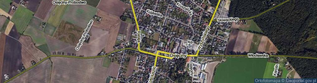 Zdjęcie satelitarne Matuszewskiego, ks. ul.