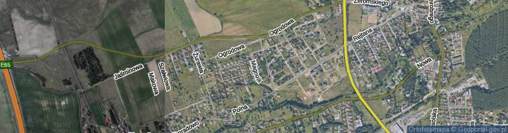 Zdjęcie satelitarne Magnolii ul.