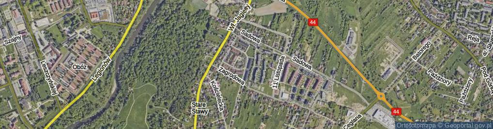 Zdjęcie satelitarne Malczewskiego Jacka ul.