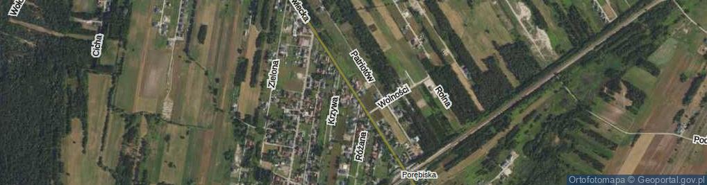 Zdjęcie satelitarne Mazowiecka ul.