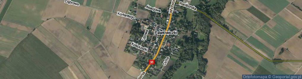 Zdjęcie satelitarne Magnoliowa ul.