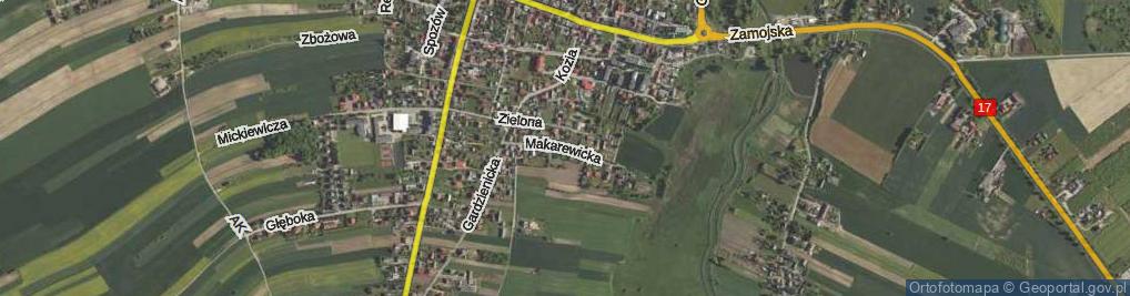 Zdjęcie satelitarne Makarewicka ul.