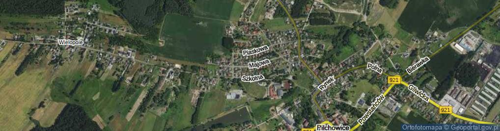 Zdjęcie satelitarne Majowa ul.