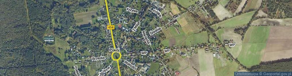 Zdjęcie satelitarne Mariacka ul.