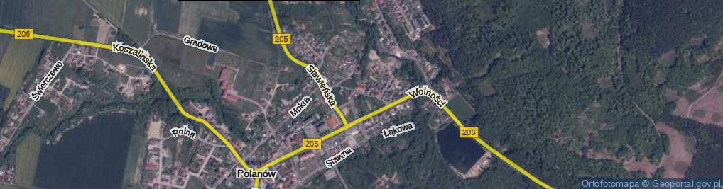 Zdjęcie satelitarne Magazynowa ul.