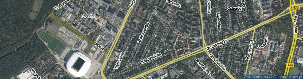 Zdjęcie satelitarne Marszałkowska ul.