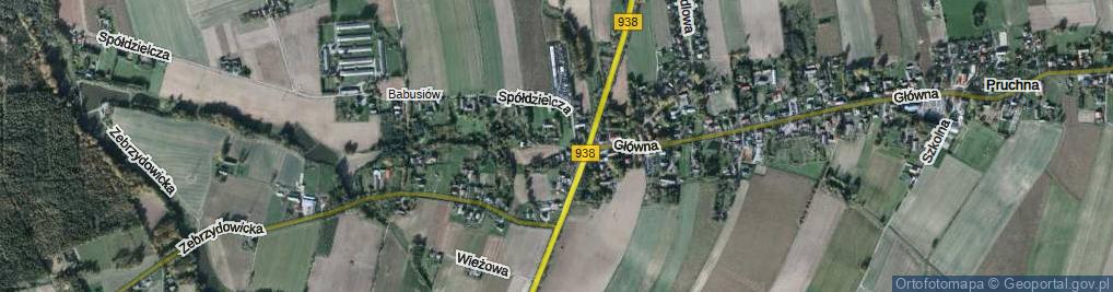 Zdjęcie satelitarne Majowa ul.