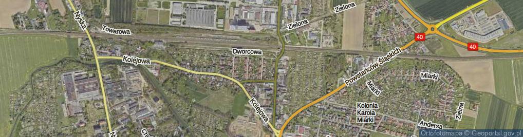 Zdjęcie satelitarne Matejki Jana ul.