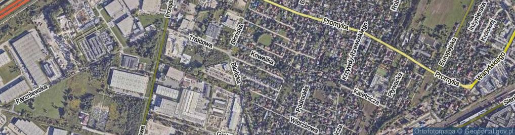 Zdjęcie satelitarne Magnolii ul.