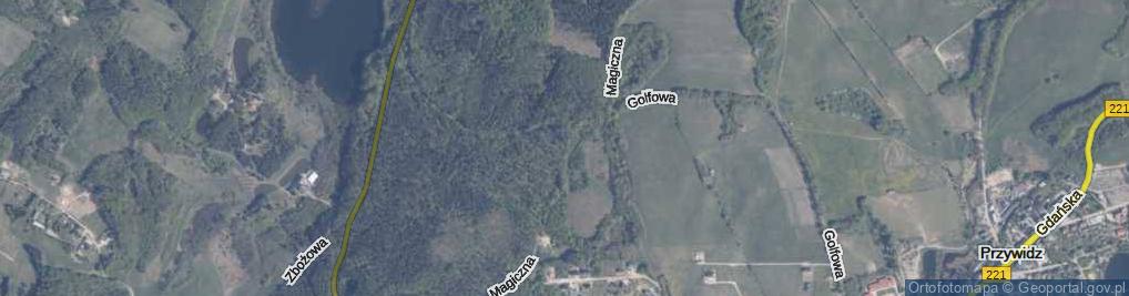 Zdjęcie satelitarne Magiczna ul.